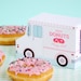Donut Food Truck, Donut Party Favor, Food Truck, Cupcake Box, Sweet Shoppe Party, Bakery Box, Dessert Table, Centerpiece, Doughnut Birthday 