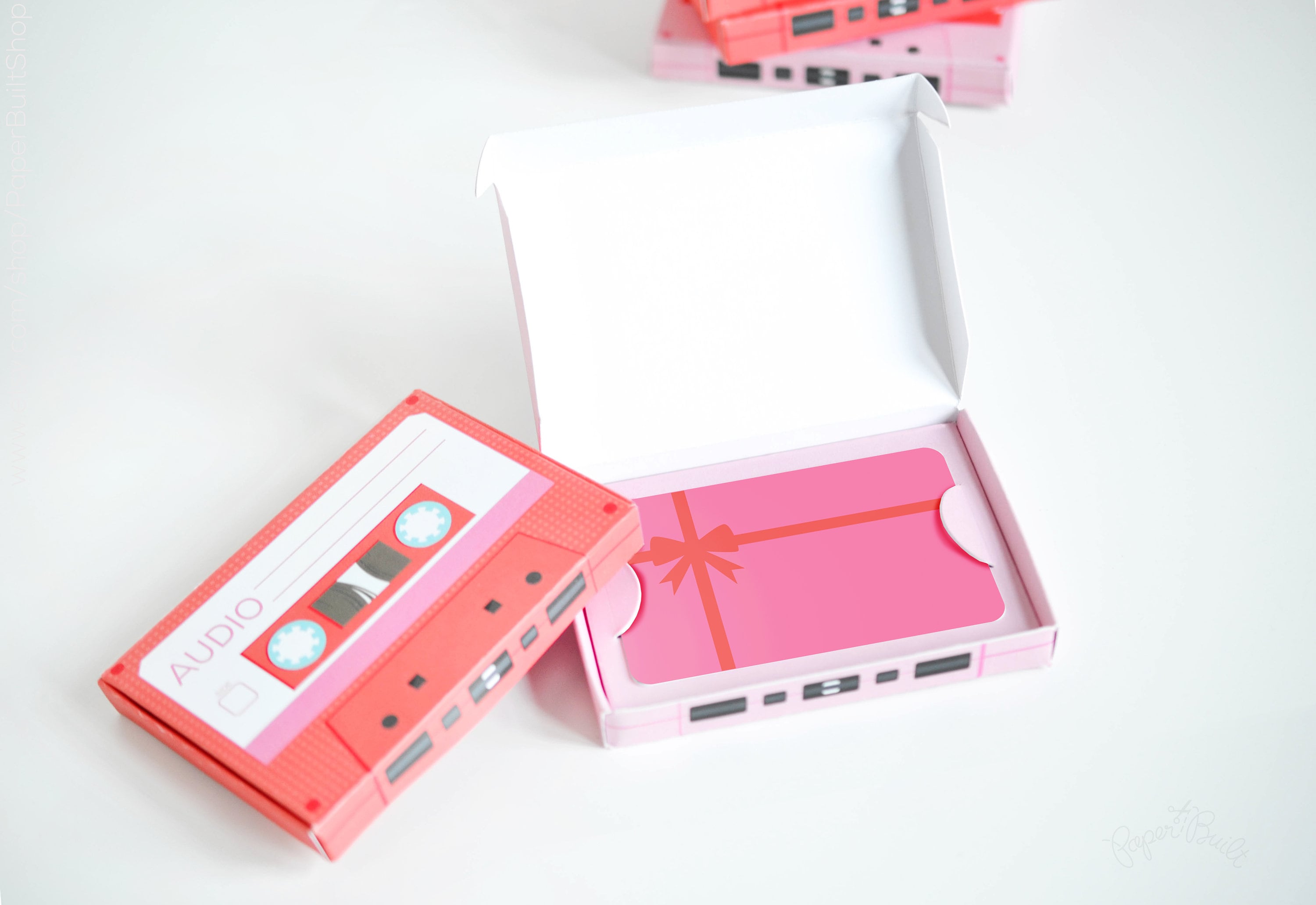 Valentine Cassette Tape Gift Card Holder 1980s Valentine 80s Etsy