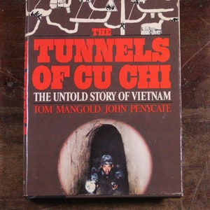The Tunnels of Cu Chi, The Untold Story of Vietnam, 1985 first edition, hardcover with dust jacket, MINT condition, vintage