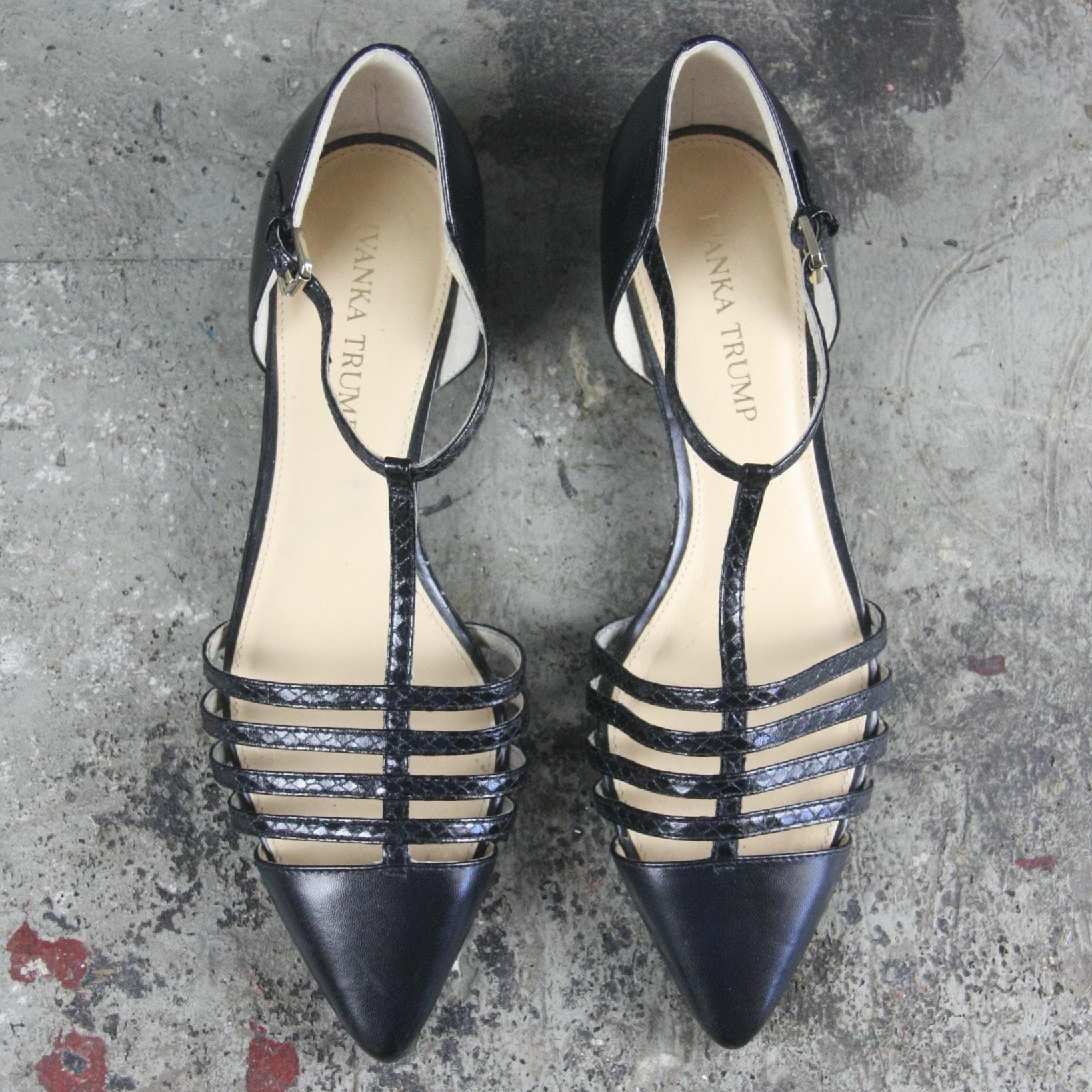 Dressy Black Flat Sandals - Etsy
