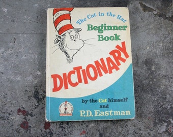The Cat in the Hat Beginner Book Dictionary - Etsy
