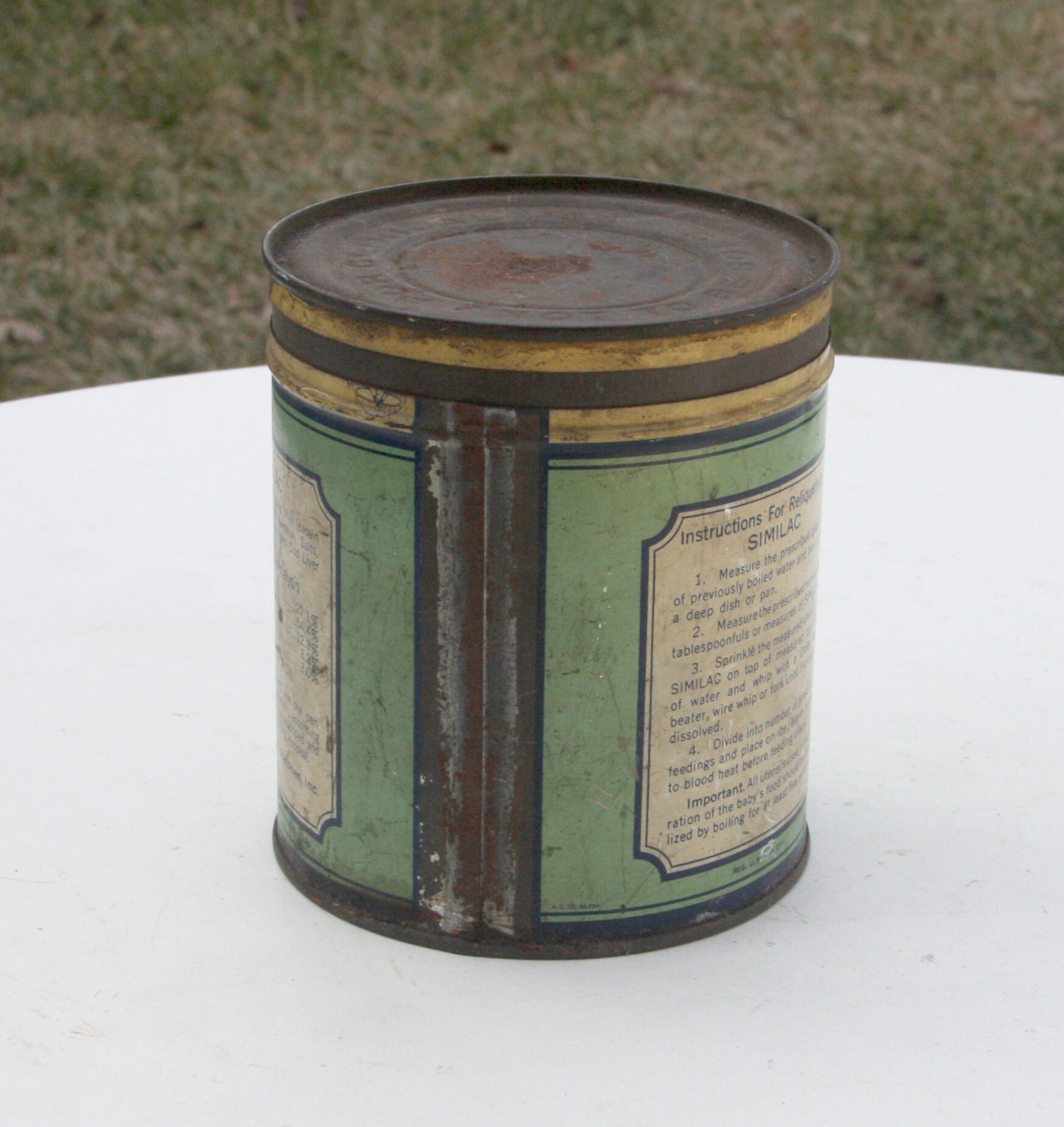 Similac Tin Can, Vintage Advertising - Etsy