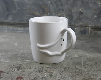 Starbucks Embossed Ghost Mug, dated 2003