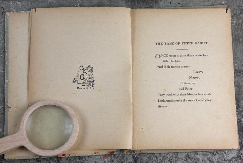 The Tale of Peter Rabbit by Beatrix Potter, Published by Charles E ...