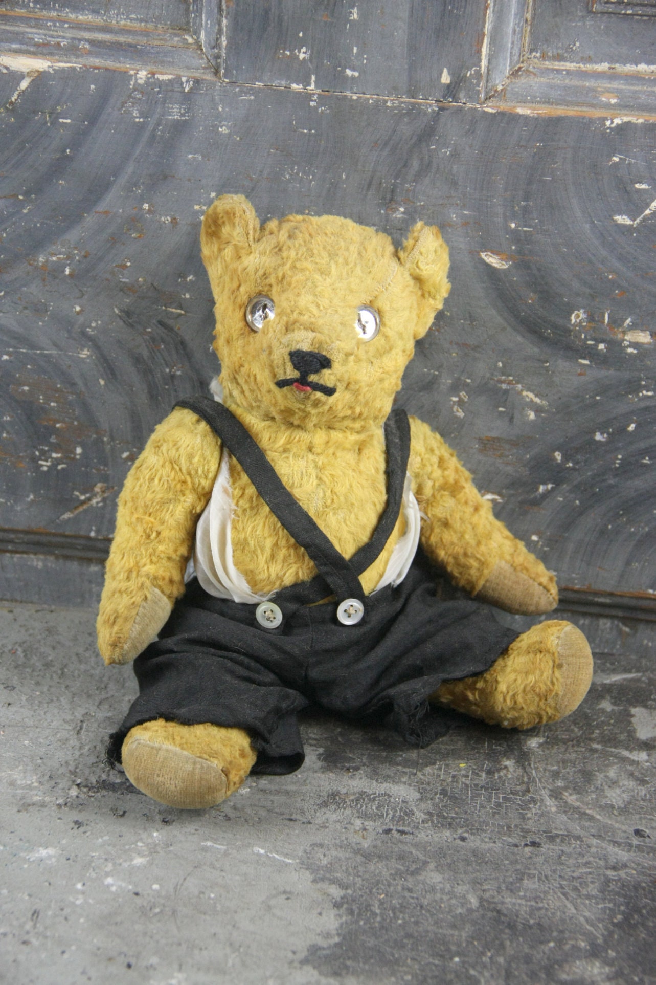 Craftsman Sears Teddy Bear Plush Denim Overalls Tool Belt