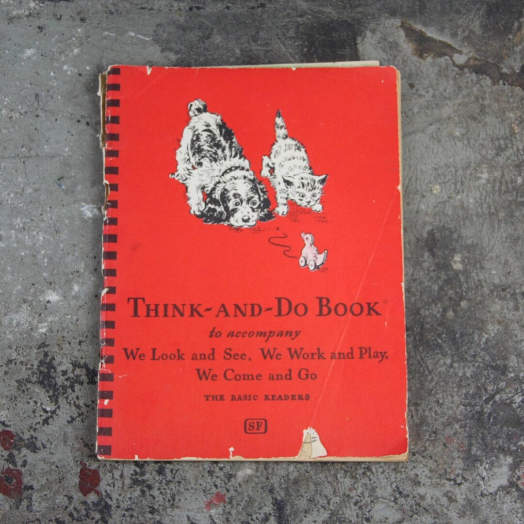 Darling Think and Do Book, Softcover, Copyright 1946, Basic Reader ...