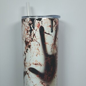 Help bloody hand tumbler