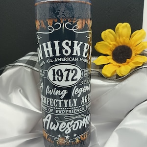 Sublimation whiskey barrel tumbler