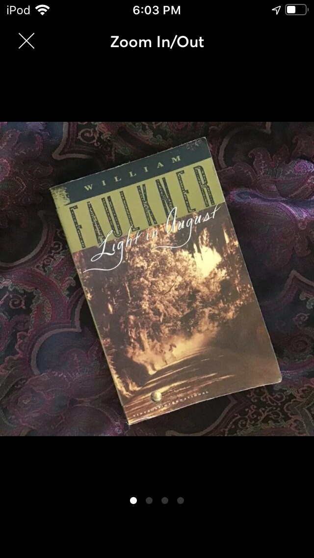 faulkner light in august faulkner light in august