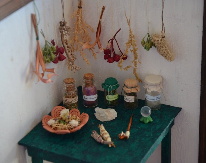 Botanical Herb Bundles Dollhouse Miniature in One Inch Scale Etsy
