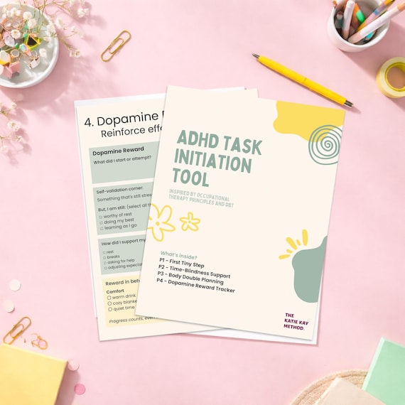 ADHD Task Initiation Tool | Start Tasks When Stuck | Executive Function & Time Blindness Support