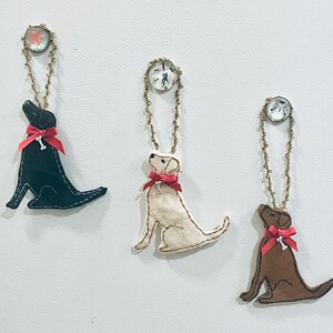 Sitting Labrador retriever ornament