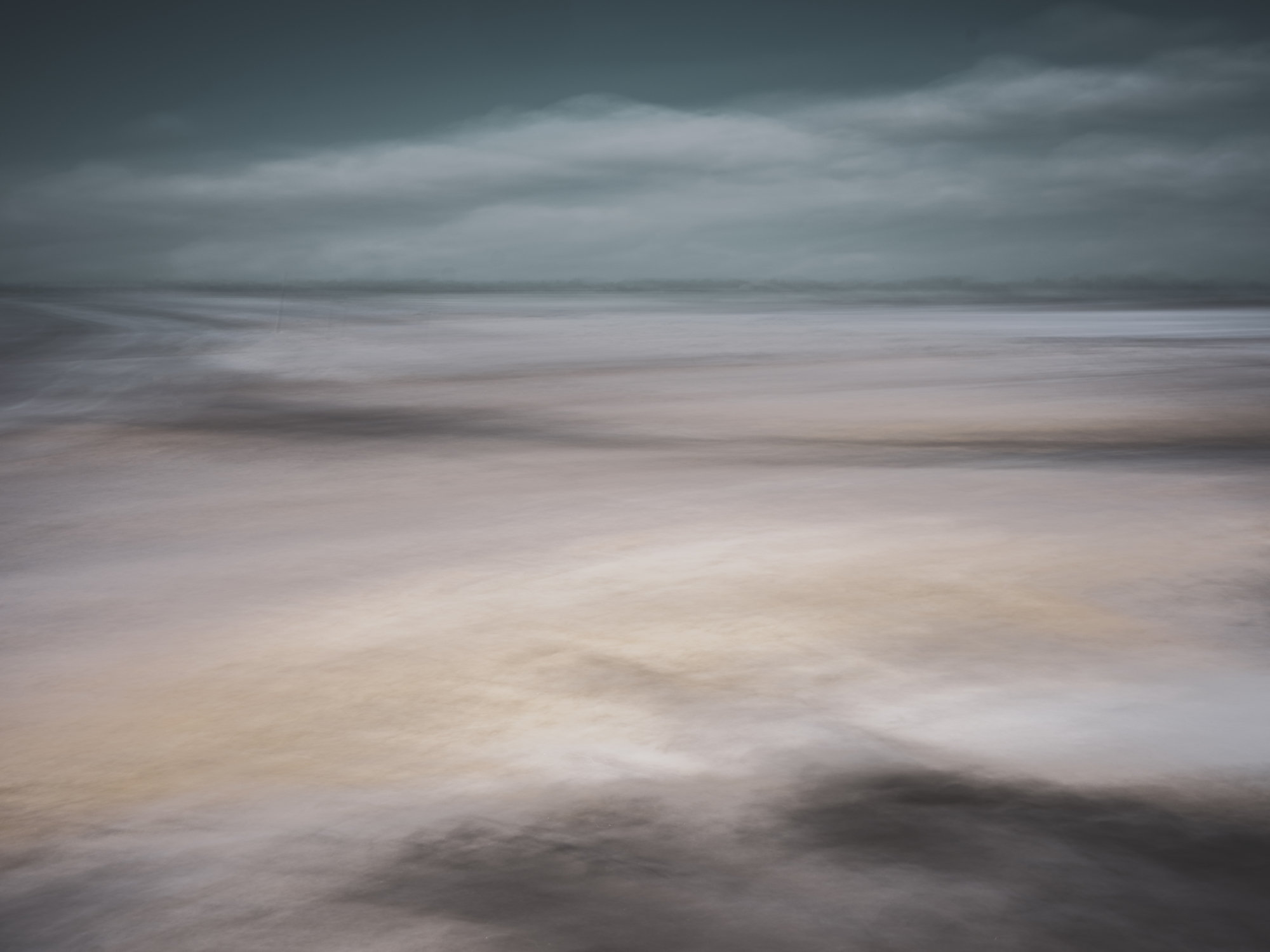Salt Ii -Limited Edition Fine Art Photography Print, France Minimalist Landscape, Certificate Of Aut