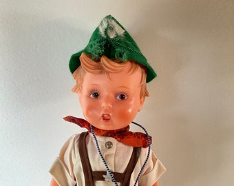 Vintage GOEBEL Rubber Jointed Doll S Hansel & Gretel 11 1/2