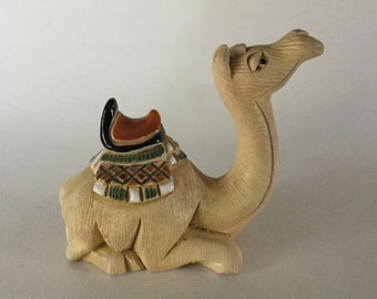 ヴィンテージ アルテサニア リンコナダ 陶器 フタコブラクダ 置物