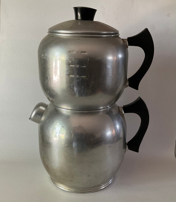 Vtg WEST BEND 18 Cup KWIK Drip Percolator Coffee Pot Aluminum Usa Stove Top  Camping - Etsy