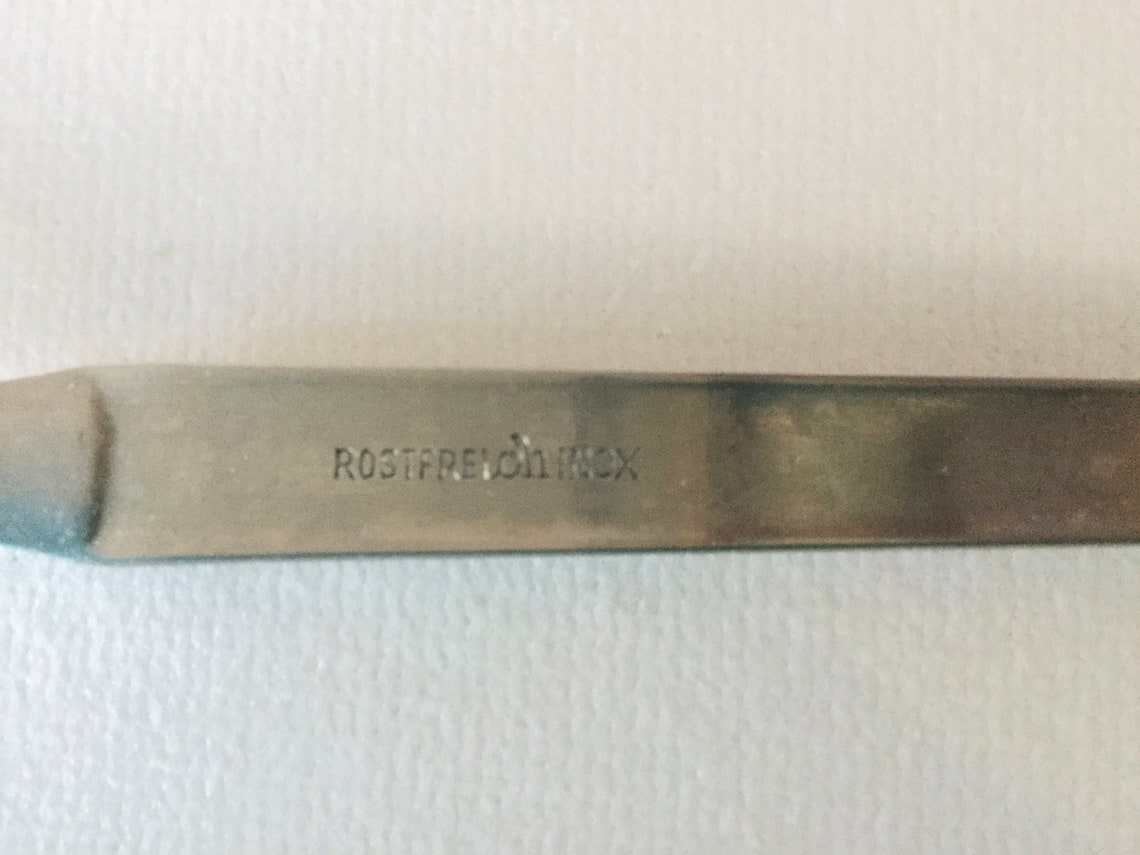 INOX Rostfrei Germany Stainless Steel 6 2 Tine Forks 2 Etsy