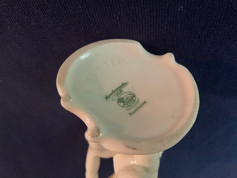 Figurine Hutschenreuther – 3 Putti – Porcelaine Blanche – État Impeccable