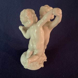 K. Tutter - Hutschenreuther - Oiseaux - couple de Perruches
