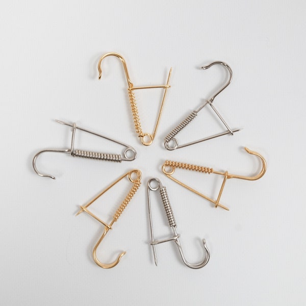 Portuguese Pins to tension yarn when knitting (set of 2 pins per package)