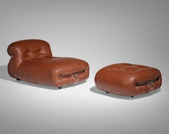 Scarpa Soriana lounge chair and ottoman