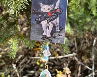 Yule Cat Christmas Ornament