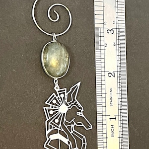 Egyptian Anubis ornament, Ancient Egypt Jackal decor, Egyptian Lord of The dead ornament, Egypt keepsake for Yule, gothic Christmas decor