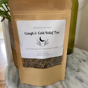Cough & Cold Relief Tea. Organic and Caffeine-Free.