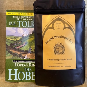 Second Breakfast Tea. Bookish Tea fit for any Hobbit. Organic