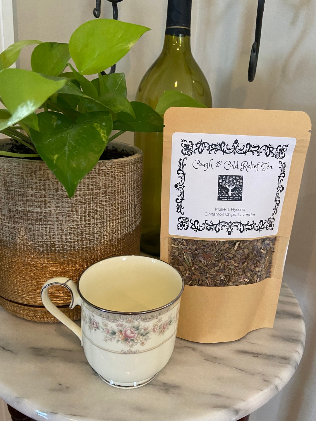 Cough & Cold Relief Loose Leaf Herbal Tea for Congestion Etsy