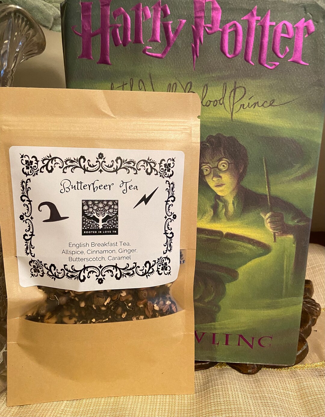 Butterbeer Loose Leaf Tea. Wizard World Inspired. Bookish Butterscotch