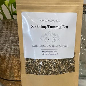 Soothing Tummy Tea. Organic and Caffeine-Free.