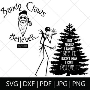 Download Nightmare Before Christmas Svg Bundle Diy Disney Shirt Etsy SVG Cut Files