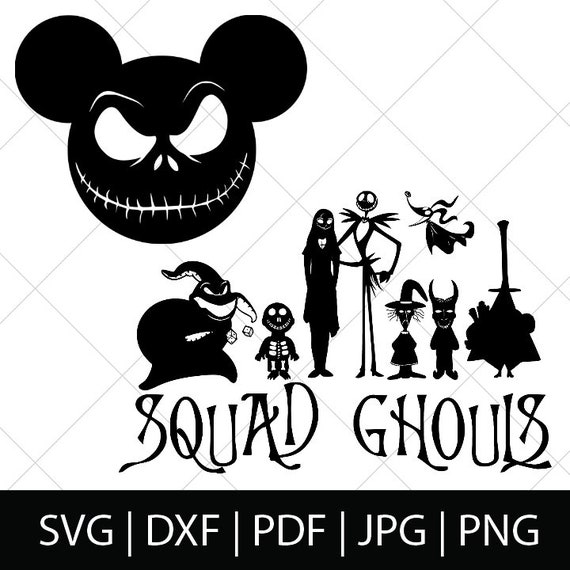 Download Nightmare Before Christmas Svg Bundle Diy Disney Shirt Etsy SVG Cut Files