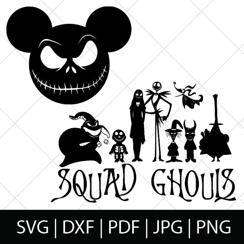 Download Nightmare Before Christmas Svg Bundle DIY Disney shirt | Etsy