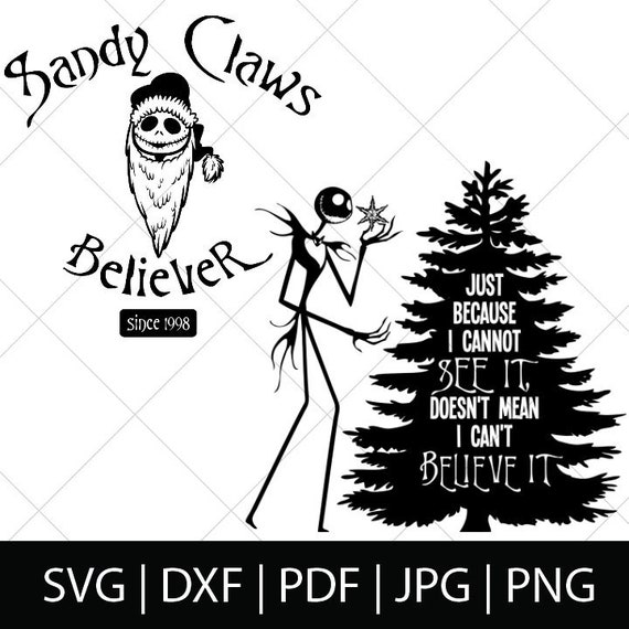 Download Nightmare Before Christmas Svg Files Disney Christmas Svg ...