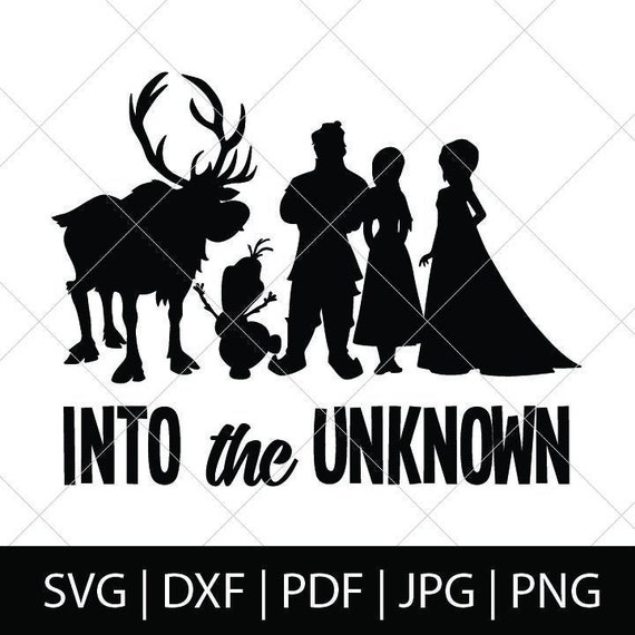 Frozen Svg Files Frozen 2 Into The Unknown Anna Svg Etsy