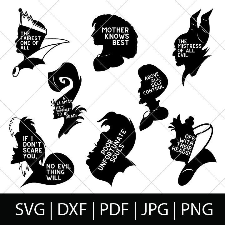 Download DIY Disney Villains shirt Female Villains Svg Disney Svg ...