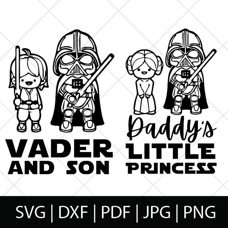 Star Wars Svg Star Wars Shirt Daddys Little Princess | Etsy