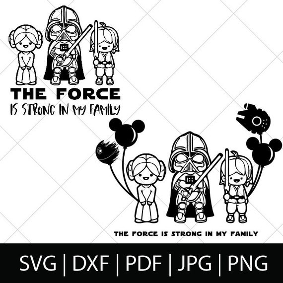Download Force Is Strong In My Family Star Wars Svg Star Wars Shirt Etsy