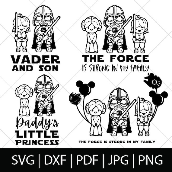Free Free 134 Daddys Little Princess Star Wars Svg SVG PNG EPS DXF File
