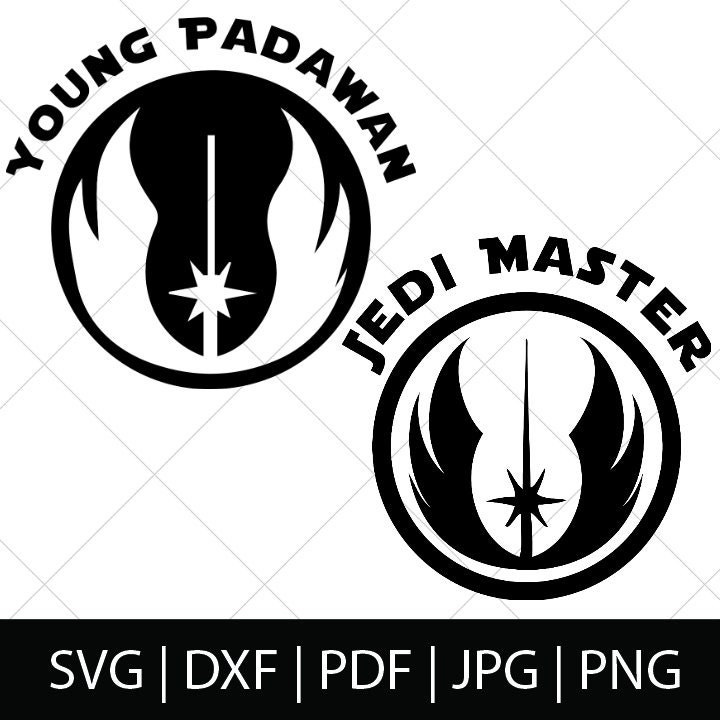 Young Padawan and Jedi Master Star Wars 
