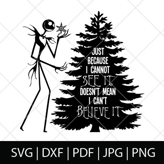 Nightmare Before Christmas Svg Files Disney Christmas Svg Etsy