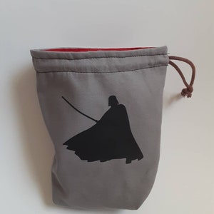 Dice bag, token bag for tabletop games, star wars, darth vader