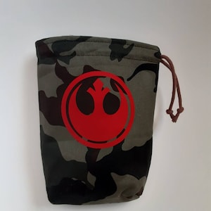 Dice bags, token bags, Rebels, star wars, camoflage