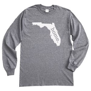 Homeland Tees Florida Home Long Sleeve Shirt Home State Unisex T-Shirt