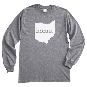 Homeland Tees Ohio Home Long Sleeve Shirt Home State Unisex T-Shirt