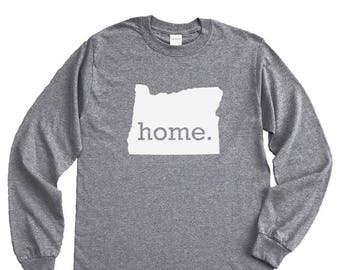 Homeland Tees Oregon Home Long Sleeve Shirt