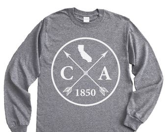Homeland Tees California Arrow Long Sleeve Shirt