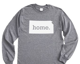 Homeland Tees Kansas Home Long Sleeve Shirt